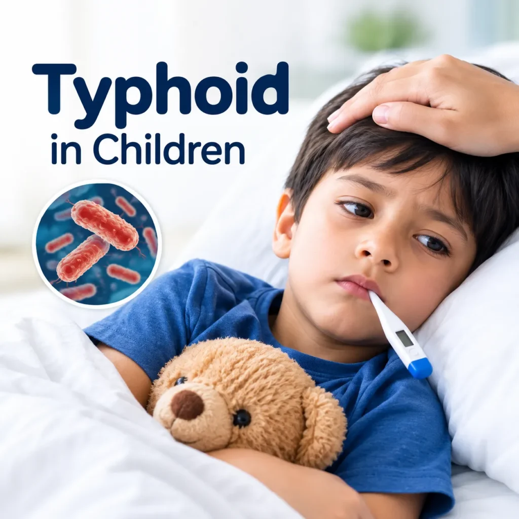 Typhoid in Children: Symptoms, Tests and Treatment